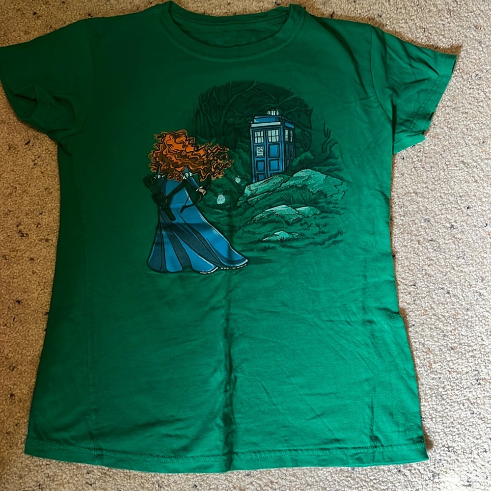 Merida meets Dr. Who tee